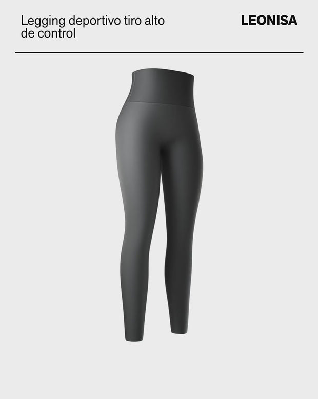 Legging deportivo tiro alto de control y de secado rápido