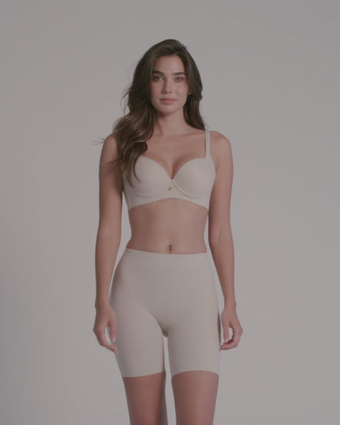 Panty short invisible de control moderado con realce de glúteos#all_variants