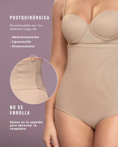Underwear Faja Medica Post Operatoria Cirujia Liposuccion High Cut Panty  Seamless bodysuit 