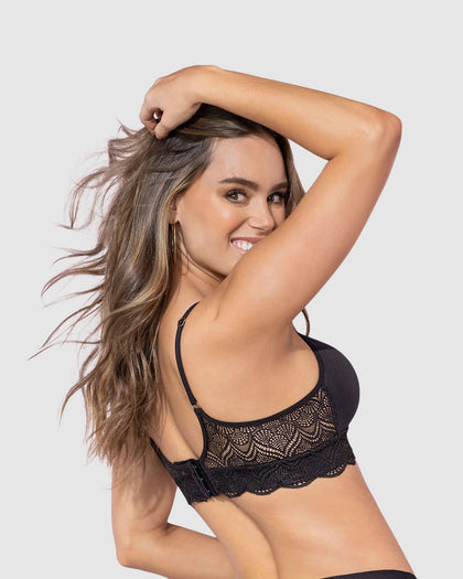 Brasier ultracómodo con encaje en la base y espalda comfy bra#color_700-negro