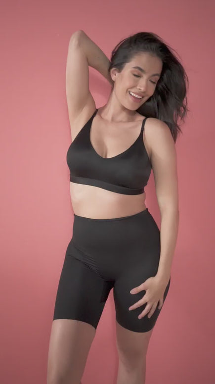 Panty short invisible de control de abdomen efecto levanta glúteos