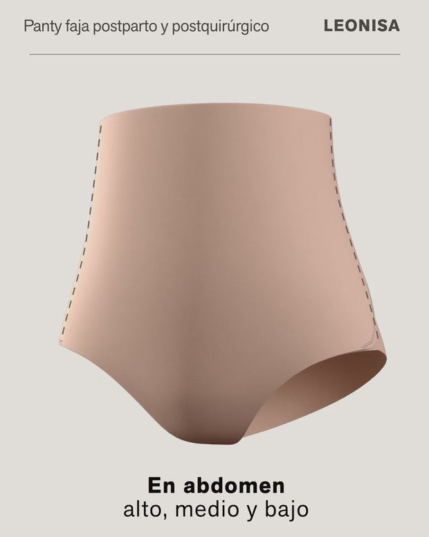 Panty faja postparto y postquirúrgico con mayor cubrimiento de abdomen